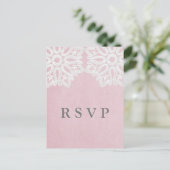 Carte postale RSVP Pink Elegant (Debout devant)