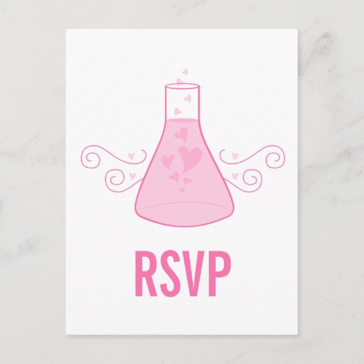 Carte postale RSVP Pink Sweet Chimie (Devant)