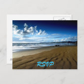 Carte postale RSVP Plage (Devant / Derrière)