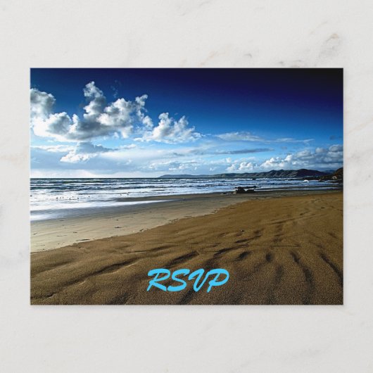 Carte postale RSVP Plage (Devant)