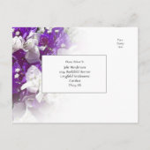 Carte Postale RSVP Postcard Response to Wedding Invite (Dos)