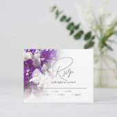 Carte Postale RSVP Postcard Response to Wedding Invite (Debout devant)