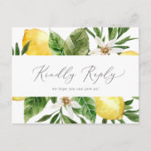 Carte postale RSVP pour chanson de jardin de citro (Devant)