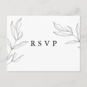 Carte postale RSVP pour feuillets d'art en ligne (Devant)