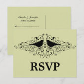 Carte postale RSVP pour Inséparable de la monnaie (Devant / Derrière)