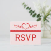 Carte Postale RSVP pour le coeur romantique (Debout devant)