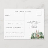 Carte postale rsvp pour les vacances d'hiver à New (Dos)