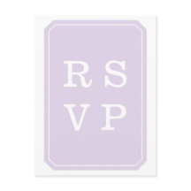 Carte postale RSVP pour mariage tout simplement él