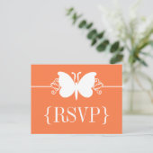Carte Postale RSVP pour Papillon de corail (Debout devant)
