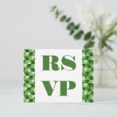 Carte postale RSVP pour Triangles géométriques ver (Debout devant)