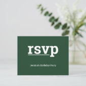Carte postale "rsvp" propre et respectable (Debout devant)