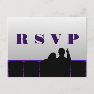 Carte postale RSVP, Purple