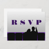 Carte postale RSVP, Purple (Devant / Derrière)