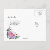 Carte postale RSVP Qiuneanera (Dos)