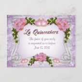Carte postale RSVP Qiuneanera (Devant)