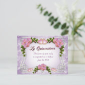 Carte postale RSVP Qiuneanera (Debout devant)