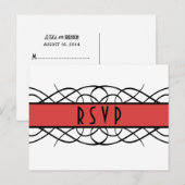 Carte postale RSVP Red Deco (Devant / Derrière)