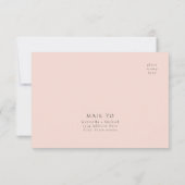 Carte postale RSVP Romantic Navy Floral Meice Choi (Dos)