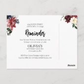 Carte postale RSVP RSVP Floral Marine (Dos)