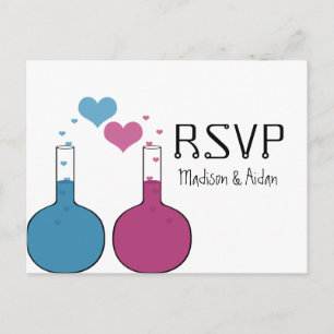 Carte postale RSVP Science de l'amour