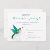 Carte postale RSVP Swirl (Devant / Derrière)