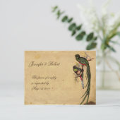 Carte postale RSVP vintage Quetzal Bird (Debout devant)