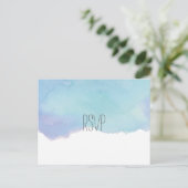 Carte postale RSVP Watercolor (Debout devant)