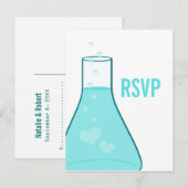 Carte postale RSVP Whimsaker, Aqua (Devant / Derrière)