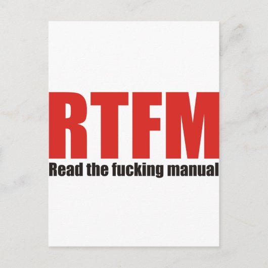 CARTE POSTALE RTFM (Devant)