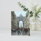Carte Postale Rua Augusta - Lisbonne (Debout devant)