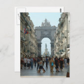 Carte Postale Rua Augusta - Lisbonne (Devant / Derrière)