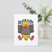 Carte Postale Ruban Canard Drôle (Debout devant)