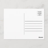 Carte Postale Ruban de défense du TDAH (Dos)