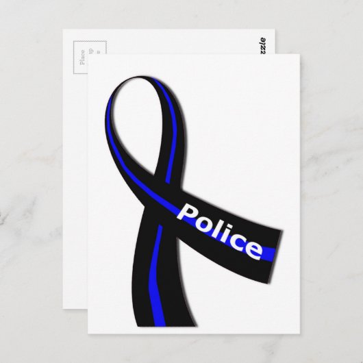 Carte Postale Ruban de police (Devant / Derrière)