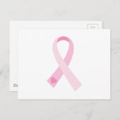 Carte Postale Ruban de sensibilisation (Devant / Derrière)