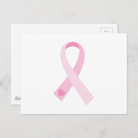 Carte Postale Ruban de sensibilisation (Devant / Derrière)