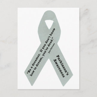 Carte Postale Ruban de sensibilisation de Parkinson