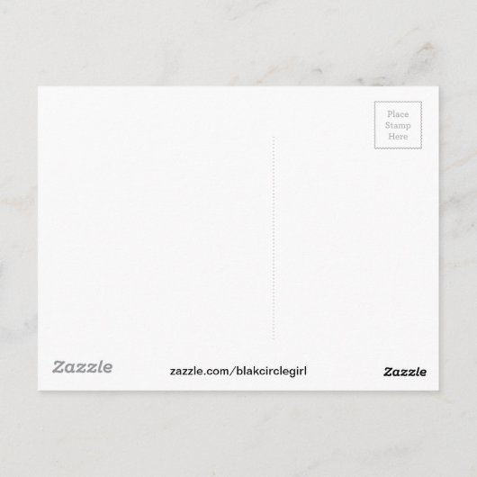 Carte Postale Ruban de sensibilisation (vert) (Dos)