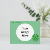 Carte Postale Ruban de trèfle vert par Kenneth Yoncich (Debout devant)