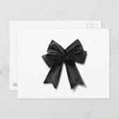 Carte Postale Ruban noir (Devant / Derrière)