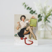 Carte Postale Ruban Pin Up (Debout devant)