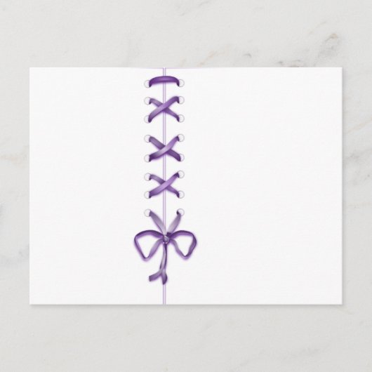 Carte Postale Ruban pourpre (Devant)