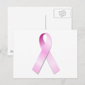 Carte Postale Ruban rose (Devant / Derrière)