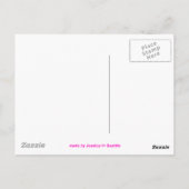 Carte Postale Ruban rose (Dos)