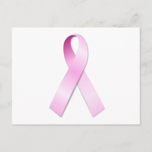 Carte Postale Ruban rose (Devant)