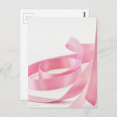 Carte Postale Ruban rose (Devant / Derrière)