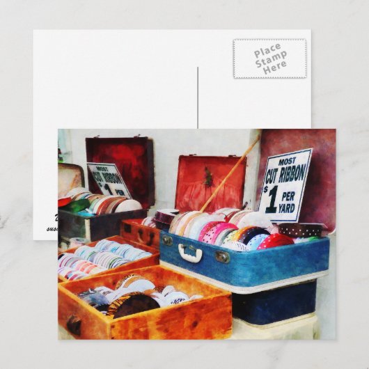 Carte Postale Rubans à vendre (Devant / Derrière)