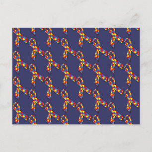Carte Postale Rubans de puzzle