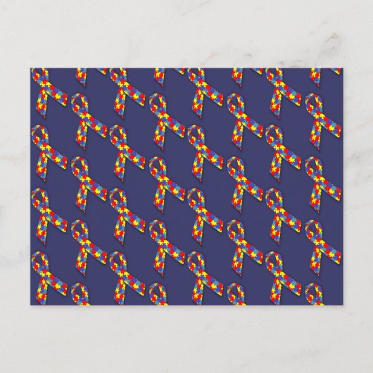 Carte Postale Rubans de puzzle (Devant)
