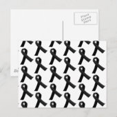 Carte Postale Rubans noirs (Devant / Derrière)